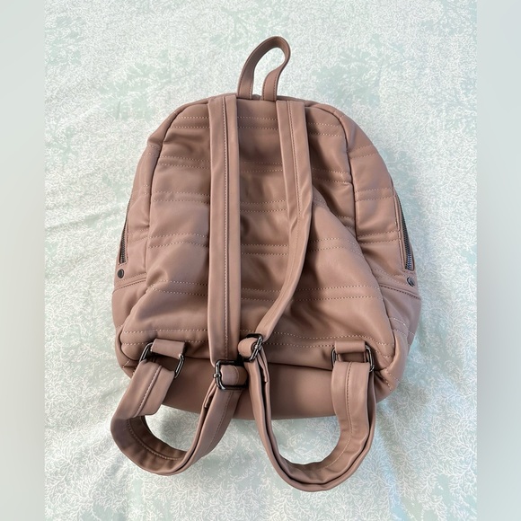 Neiman Marcus Quilted Leather Backpack - Picture 2 of 6